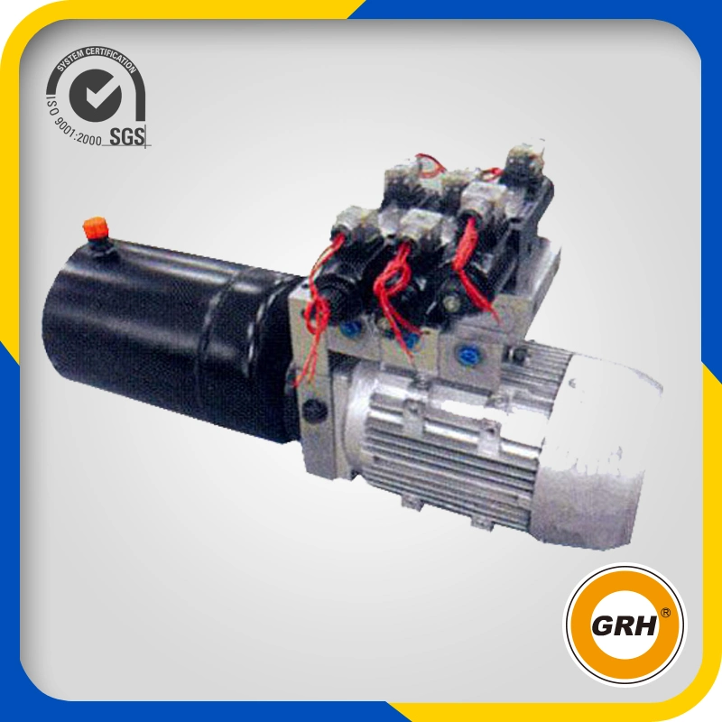 DC 12V de la unidad de potencia hidráulica de doble acción para la carretilla elevadora eléctrica Mini Horizontal