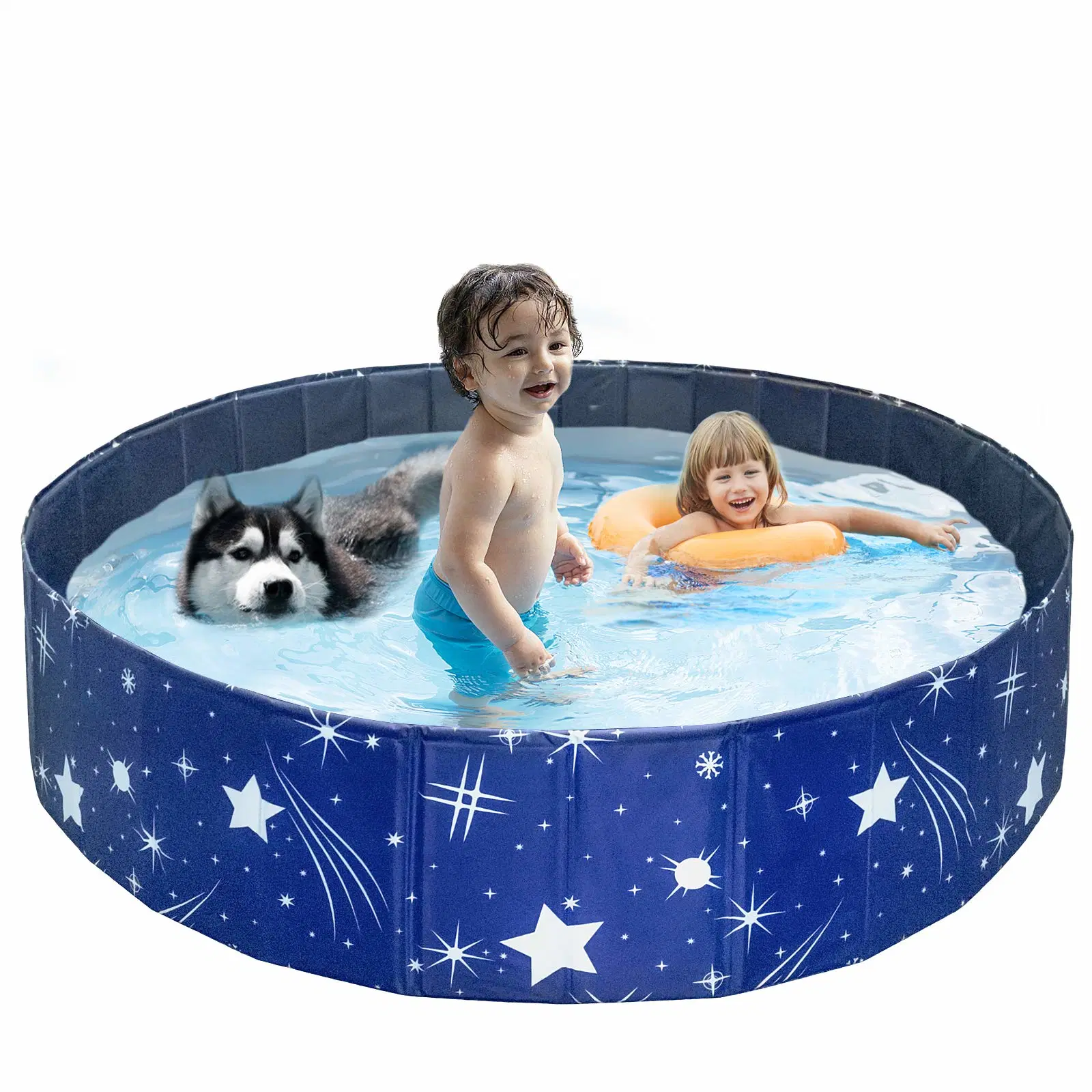 Piscine pour barbotage imperméable et résistante de haute qualité pour animaux Barre à jouets pour enfants//