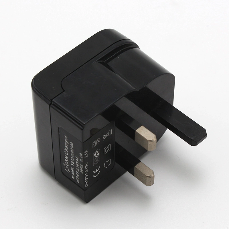 Prise USB de l'alimentation médicale de l'adaptateur Prise UK Chargeur 5V 2.1A