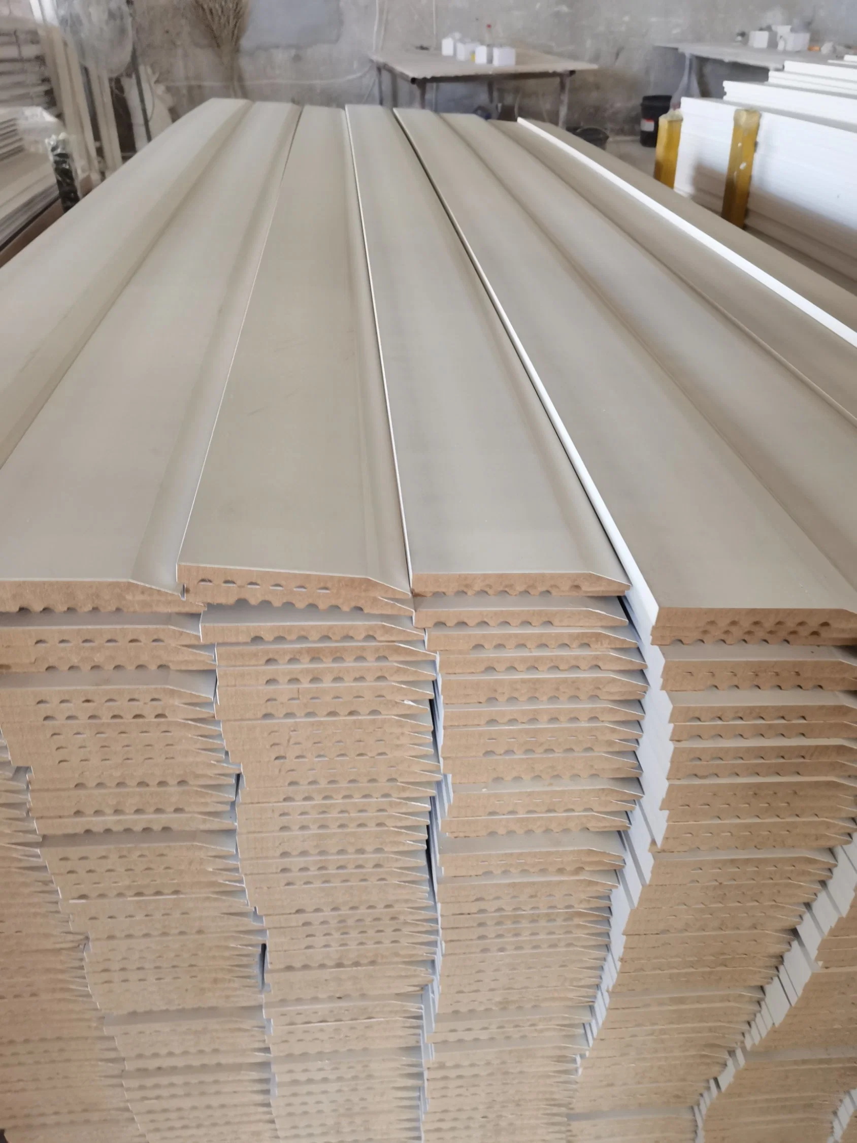 Factory-MDF Wood Skirting Line 12X120mm