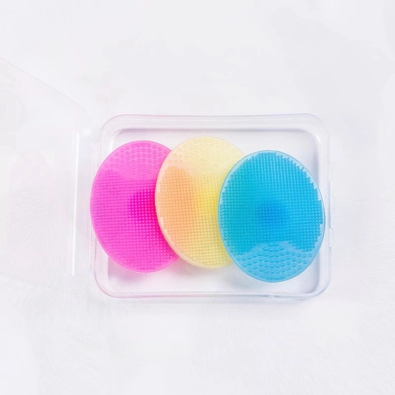 Baby Silicone Shampoo Brush Baby Bath Massage Scrub Hair Brush Comb Bath Eraser to Remove Fetal Scale