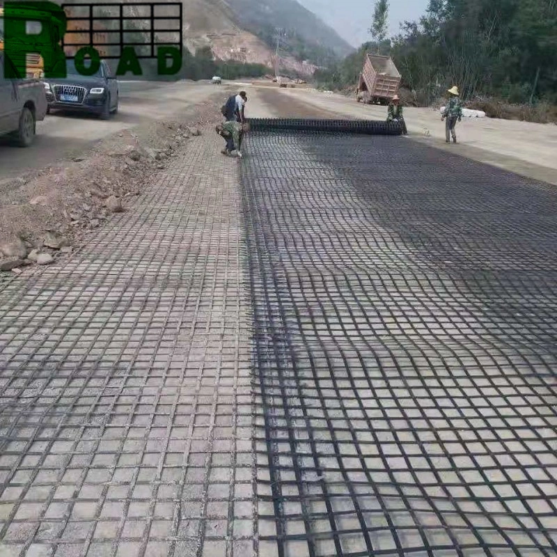 Poliéster Geogrid com Geotextiles poliéster Geogrid