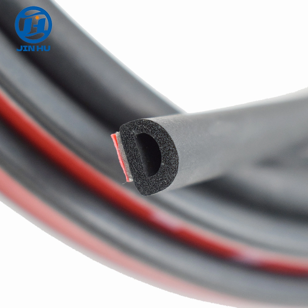 OEM Ex Factory D Shape EPDM Rubber Sealing Strip with Metal for Auto/Bus Door