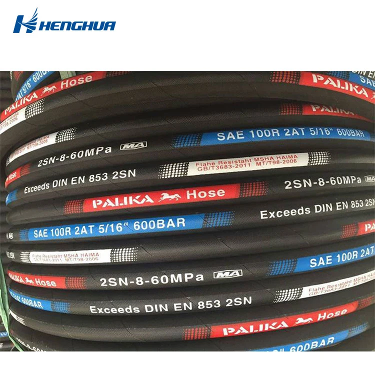 Oil / Water / Gas / Chemistry / Juice Stain Steel Wire Braided / Spiraled Rubber Hose / High Pressure Hydraulic Rubber Hose