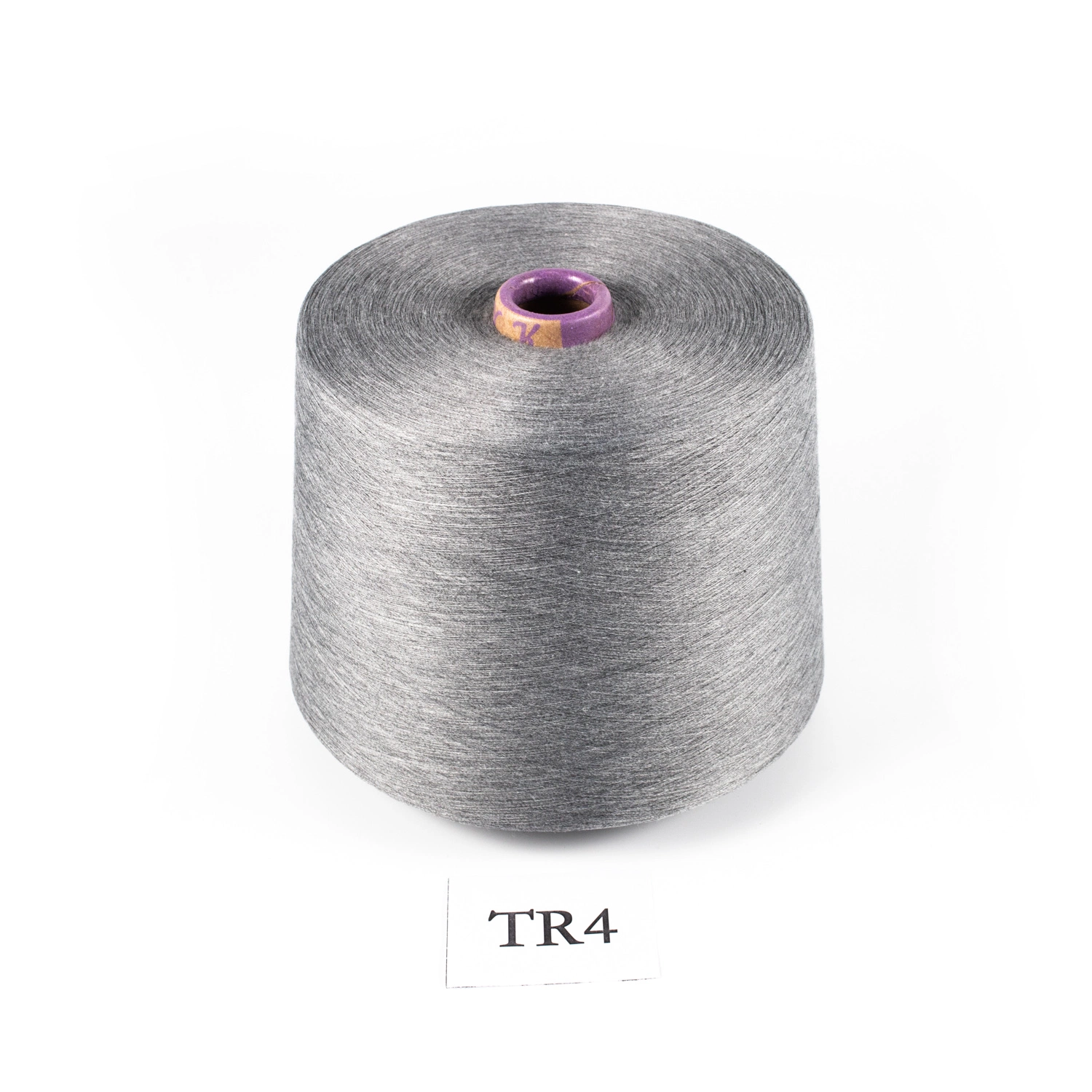 Xk Good Quality Vortex Spinning 100% Recycle Polyester Spun Yarn