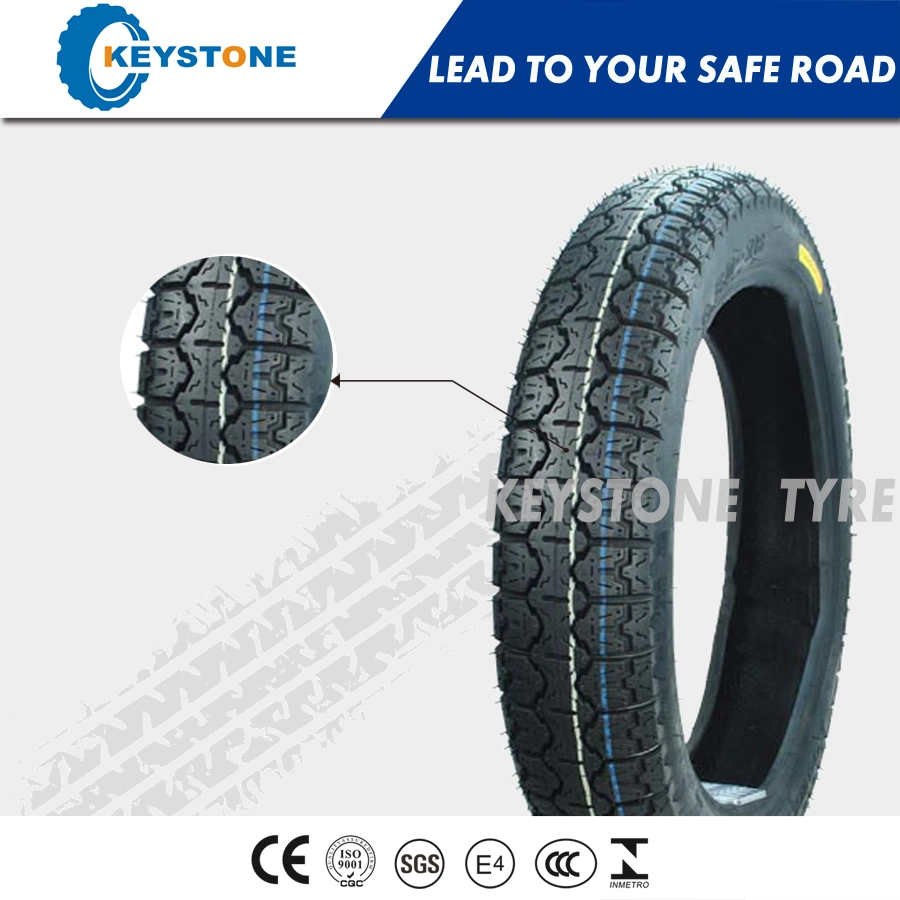 E-mark Certificated High Quality Motorcycle Tire وقطع غيار الدراجات النارية (3.50-18، 3.00-17، 3.00-18)