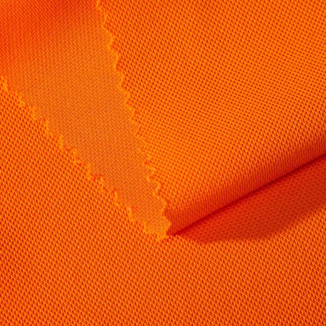 Fabricant de l'oeil d'oiseaux tissu à mailles Polyester 110gsm Birds Eye Pique tissu tricoté Sportswear-34