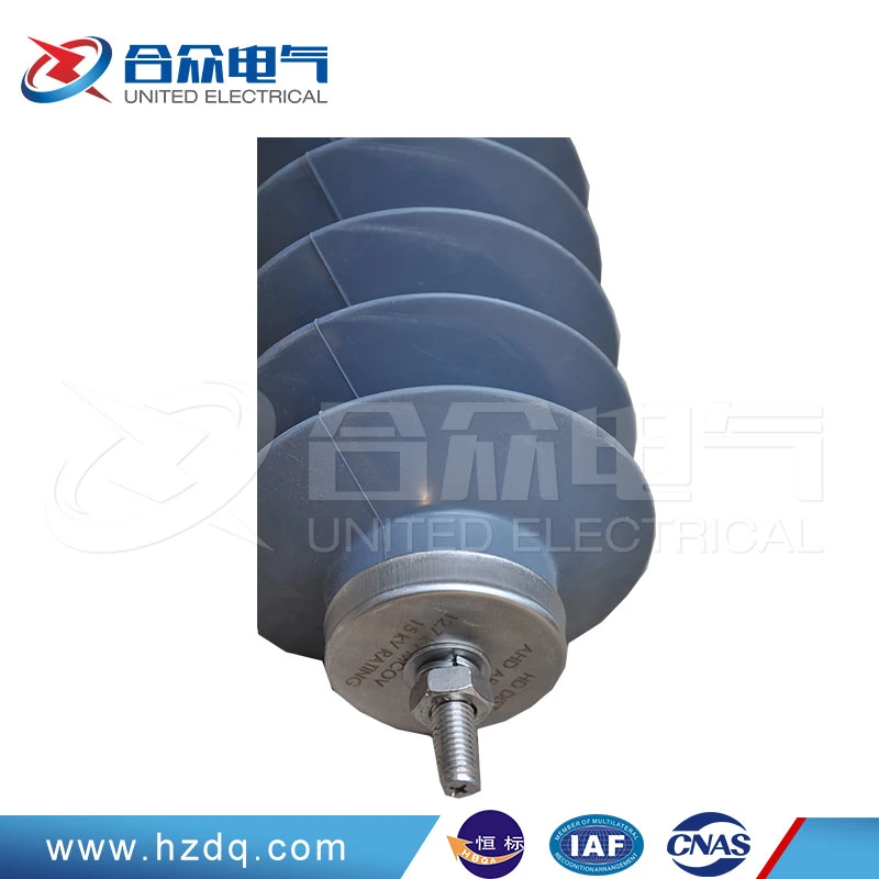 15kv Metal Oxide Ploymeric Housing Surge Protector Lightning Rod Arrester