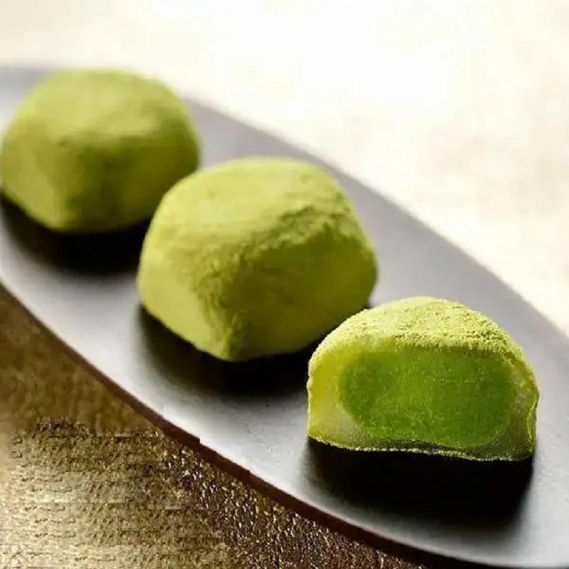 Matcha Red Bean Daifuku Mochi Rice Cake Halal Frozen IQF