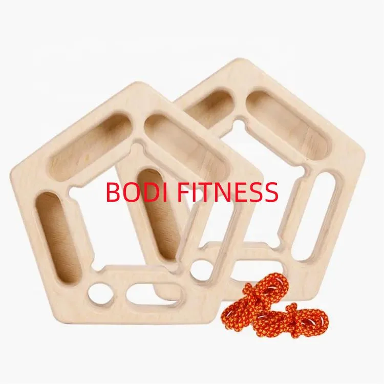 High quality/High cost performance Wood Adjustable Straps Gym Gymnastic Rings