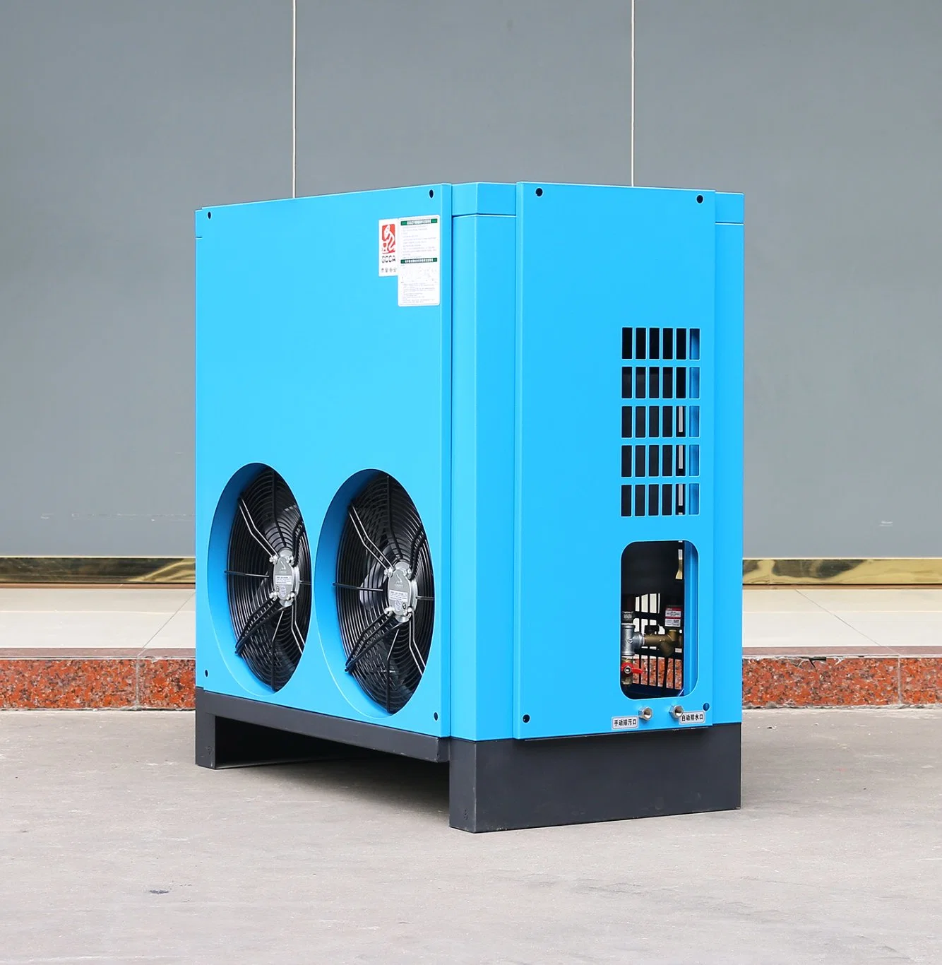 80c High Inlet Temperature Air Compressor Refrigeration Dryer Manufacturer R410A Refrigerated Compressed Air Dryer