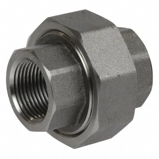 En Standard 1/2" Pn 12 Stainless Pipe Fitting Union Threaded Union