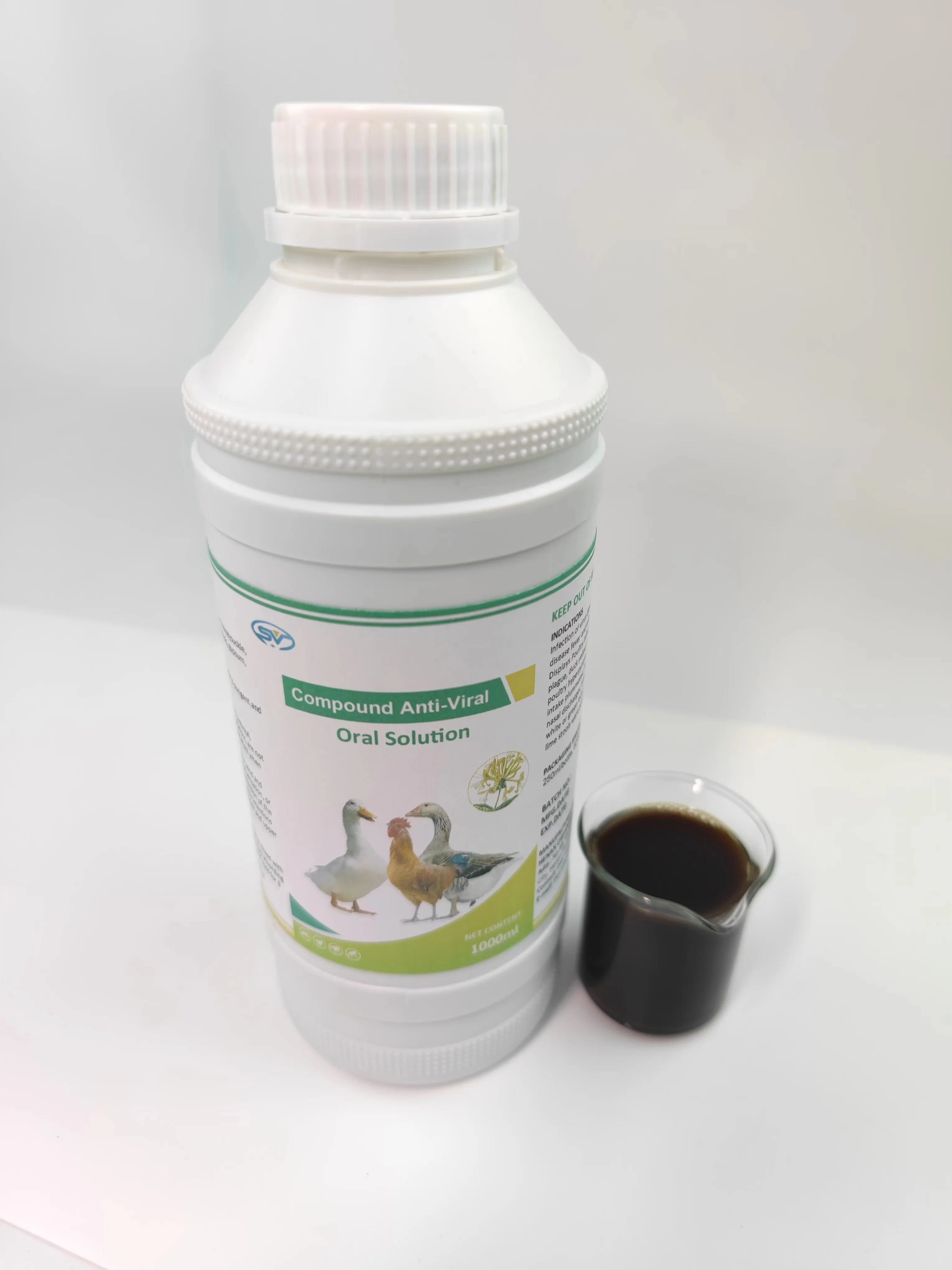 Animal Medicine Veterinary Drugs Directly Supplied by The Factory: High-Quality Compound Antiviral Oral Liquid