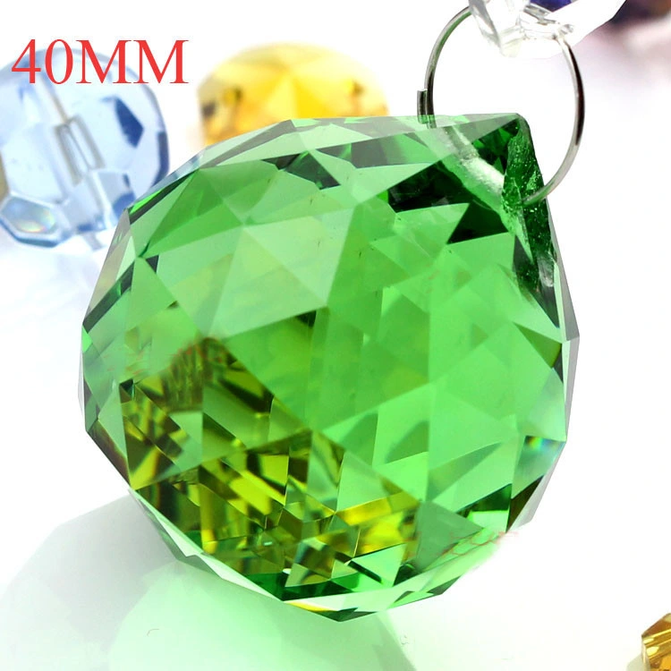 Faceted Crystal Balls Glass Chandelier Balls Pendant Crystal Curtain Pendant