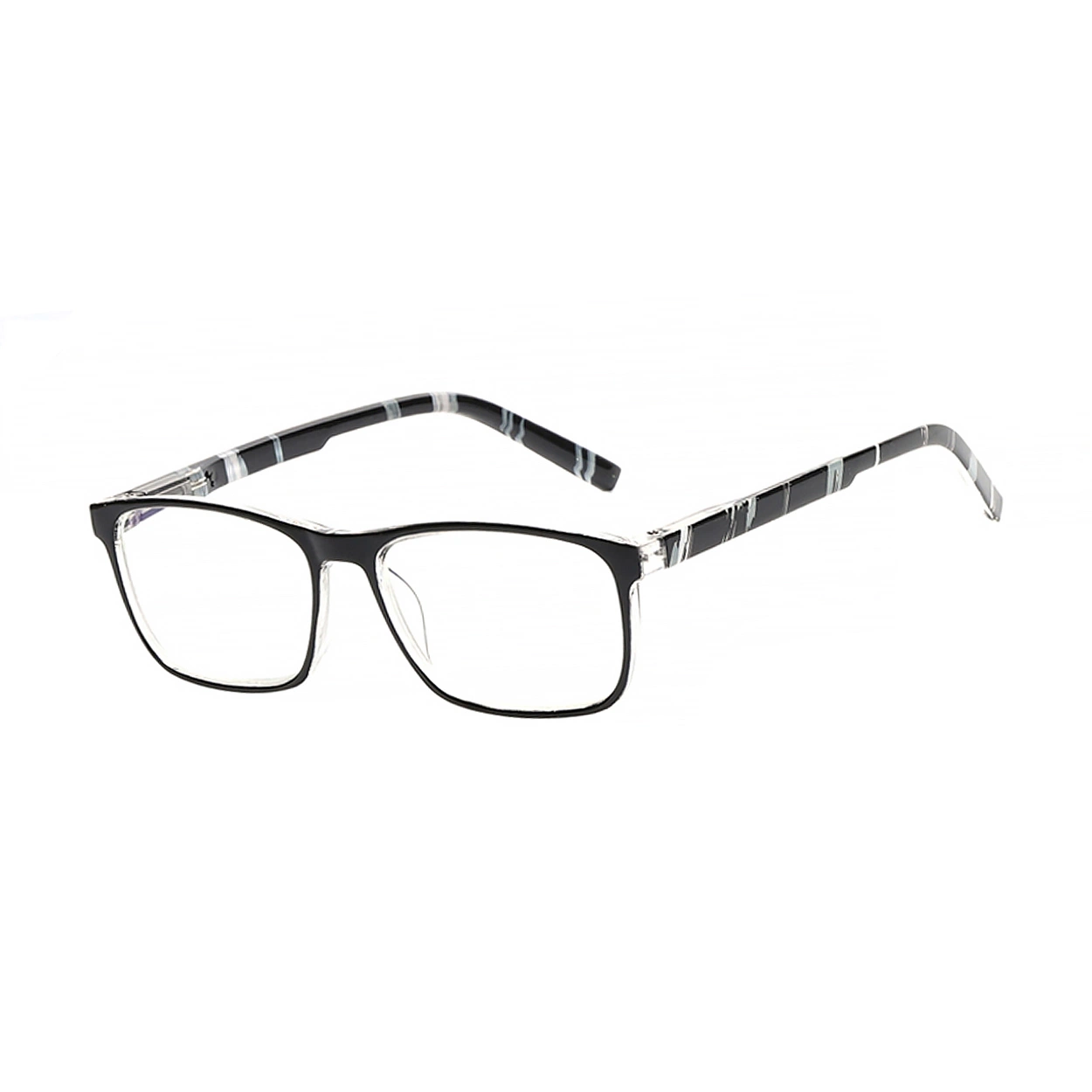 Meture Square Frame for Men Comfortable Spring Hinge Reading Glasses Manufacture