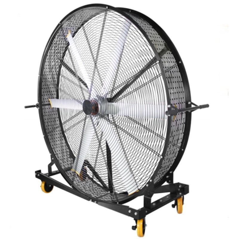 Gym Fitness Equipment Low Speed Big High Volume Ventilation Electric Mobile Fan