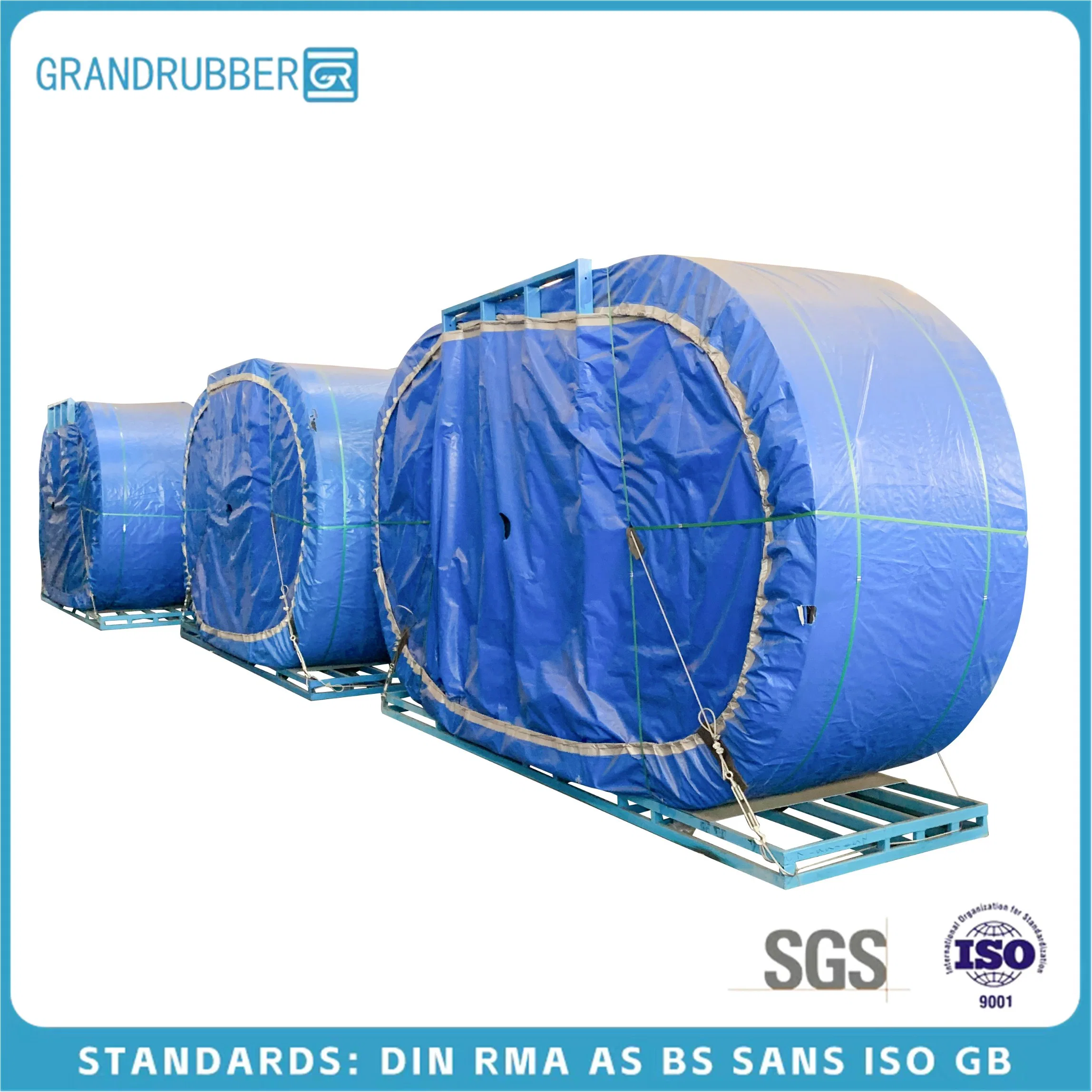 Wear Resistant Nn300 Fabric Transmission Endless Timing Industrial Rubber Conveyor Belt for Cement Industry