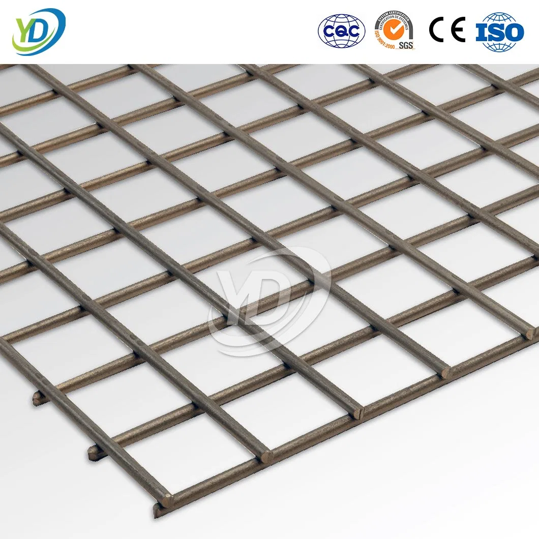 Malha de arame soldada Yeeda A252 China fornecedores 9 Mm de diâmetro chapas de malha de arame revestidas a PVC usadas para PVC Malha Deer Fence