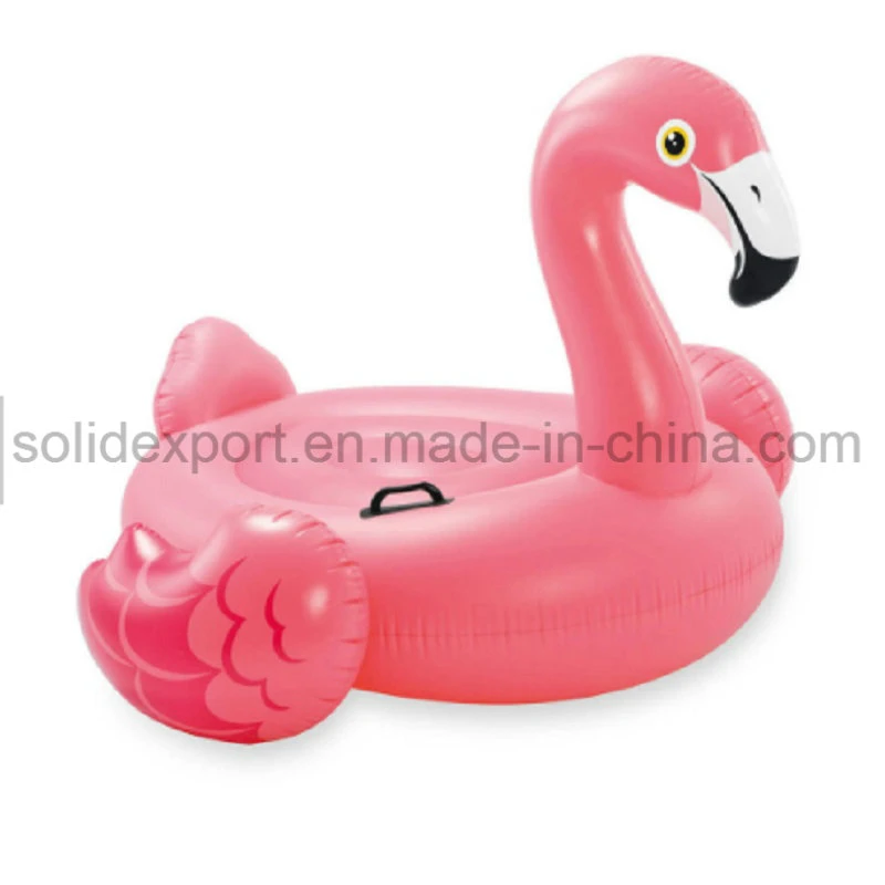 Aufblasbare Flamingo Pool Spielzeug White Schwan / Wasser schwimmend Aufblasbare Flamingo für Vergnügungspark