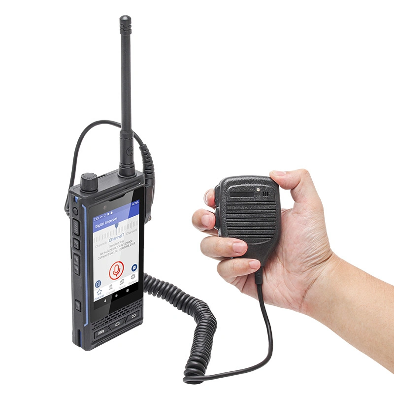 هاتف محمول مزدوج مزود ببطاقة SIM مزدوجة من شركة Borginal Factory Long Range Uniwa P4 راديو ثنائي الاتجاه بسرعة 400-470 ميجاهرتز UHF ووكي توكي