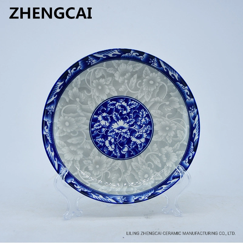 Wholesale/Supplier Blue and White Porcelain Tableware Custom Logo Pattern Ceramic Dinner Set