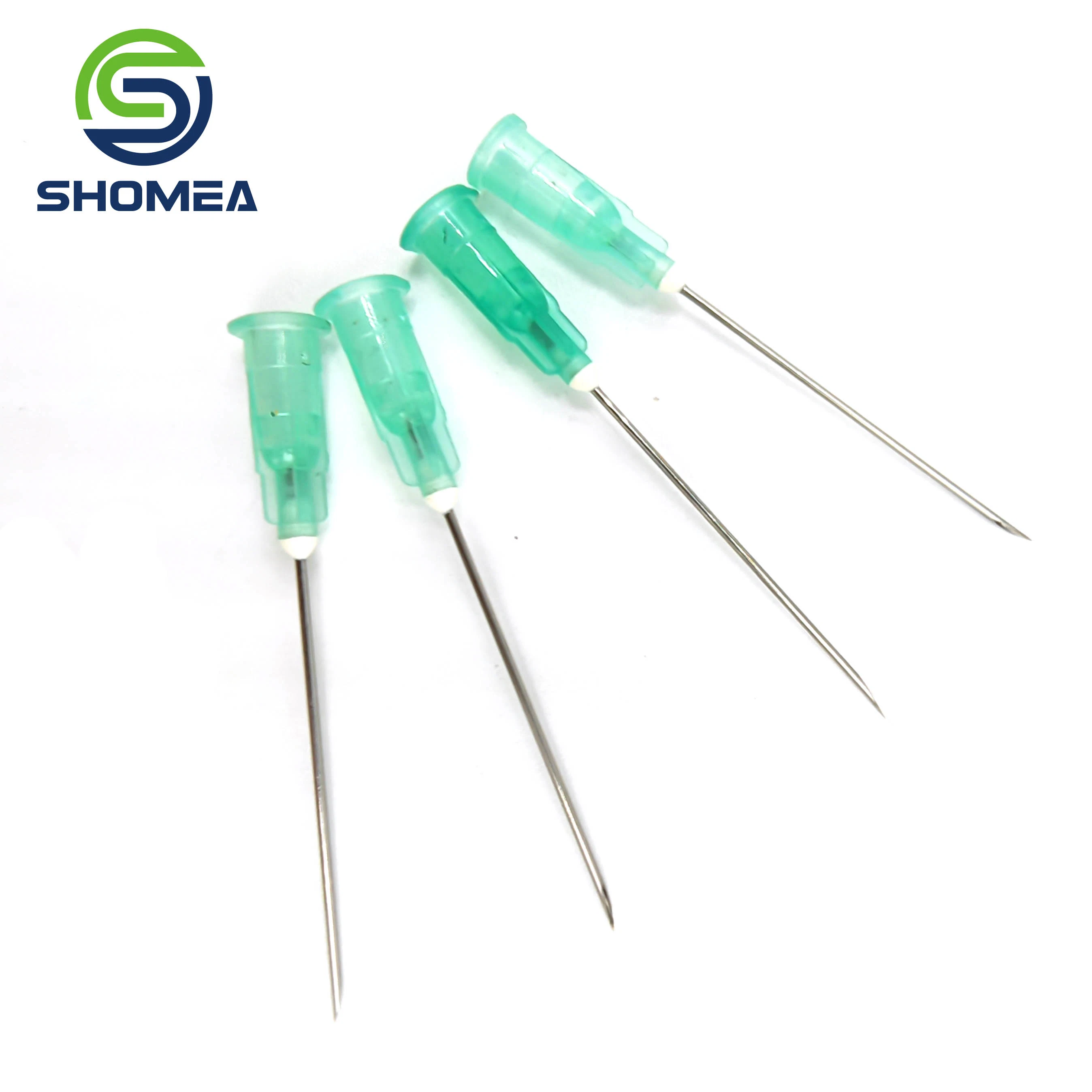 Shomea Customized Tri-Beveled Stainless Steel Hair Implanter Needle with Plastic Luer Lock