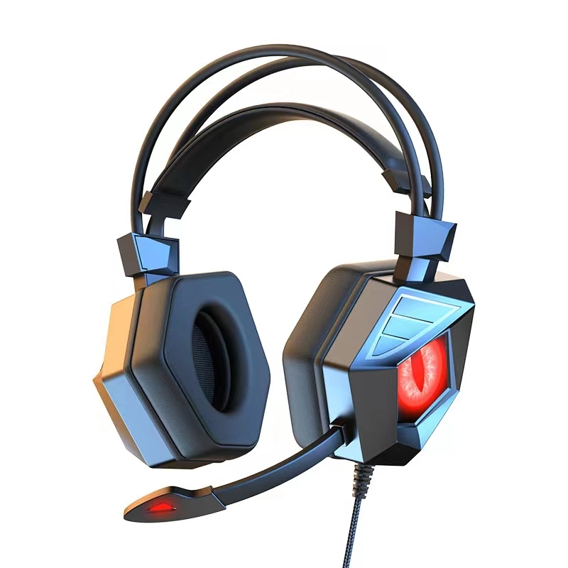 2022 Newest 6D Surround Immersive Sound Over Ear Gaming Headset Computer Headphone RGB light Noise Cancelling Game Headphone Earphone.