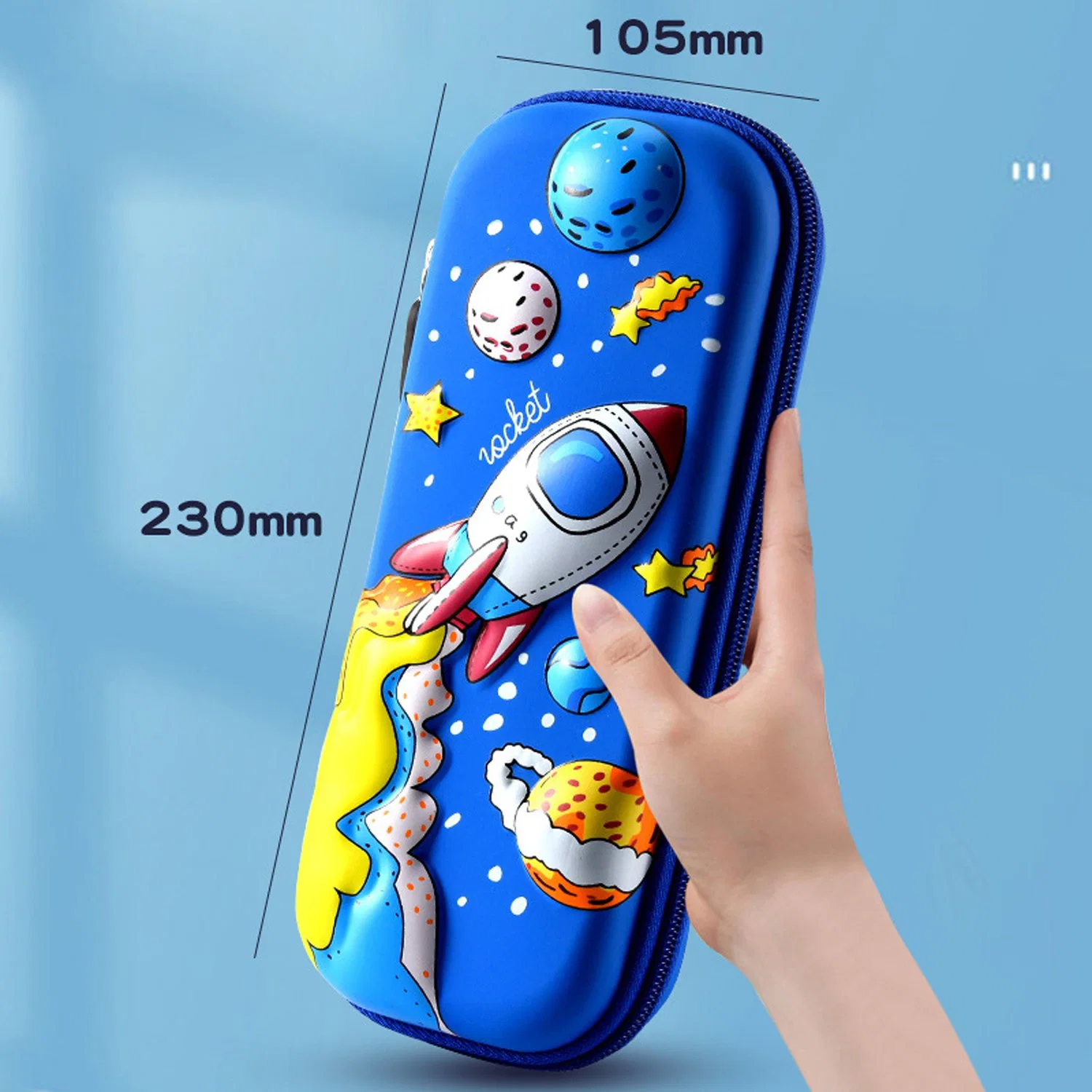 EVA Cartoon Storage Pouch Pen Holder Children's Pencil Cases for School Kids Large-Capacity Storage Box Children's Student Gift Stationery Box