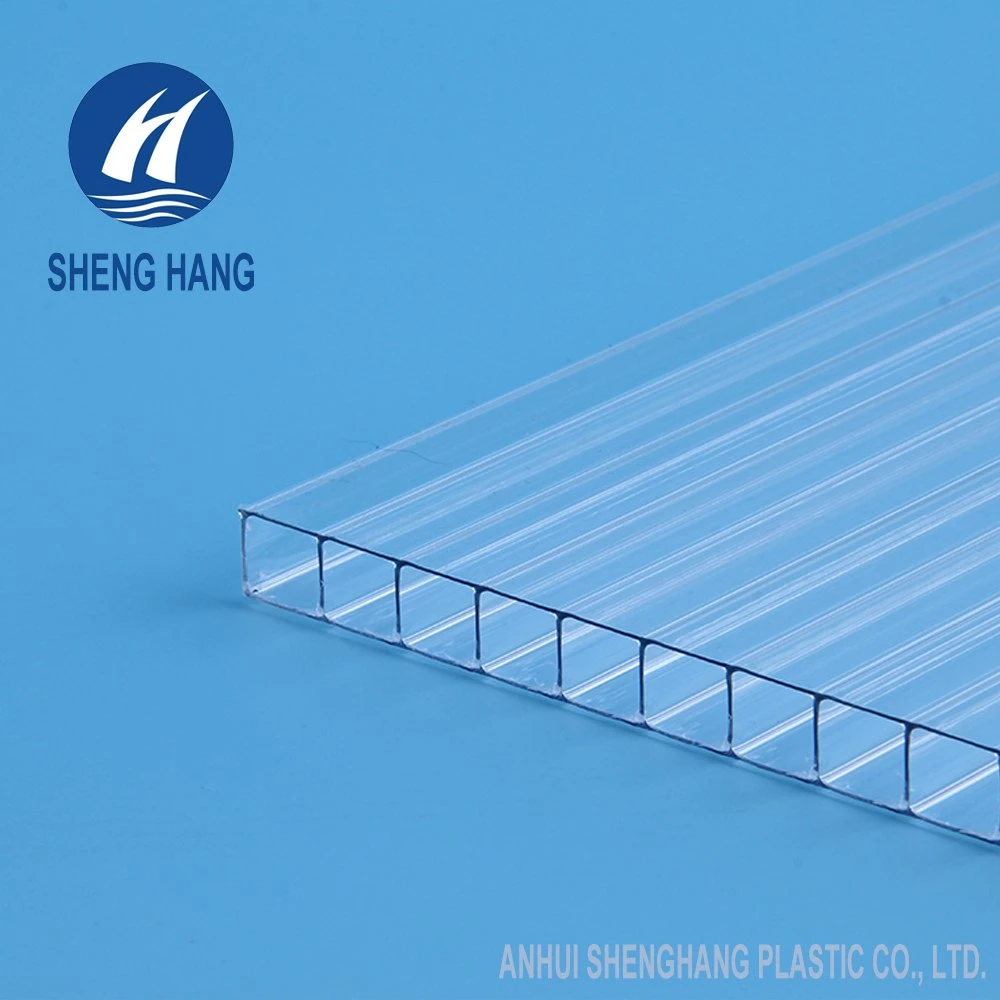 4mm/6mm/8mm10 mm doppelwandige Polycarbonat-Hohlplatte