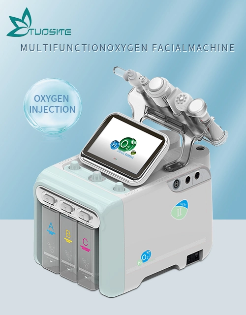 Multifunction Equipment 6 In1 Oxygen Facial Skin Care Machine