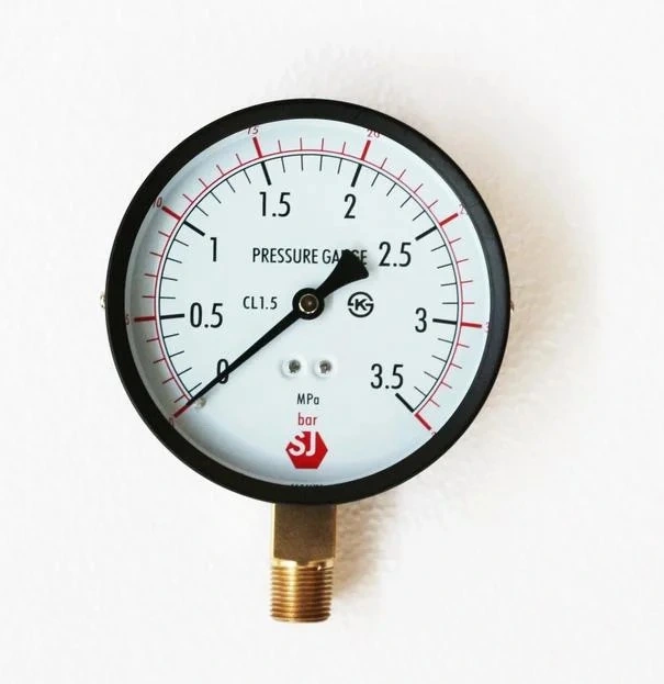 Compound Vakuum Manometer General Manometer Konics kins SJ DS psi/bar/mmHg/inHg/mmH2O/kPa NPT UNF, BSP, G, R, PT, PF...1/8, 3/8, 1/4, 1/2