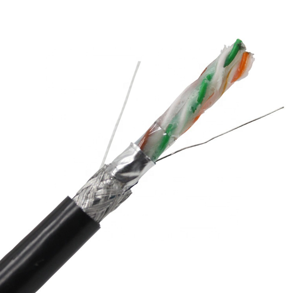 Gaine de protection intérieure en aluminium la rallonge de câble sur le fil de transmission d'ordinateur CAT CAT5e6 Câbles de réseau informatique