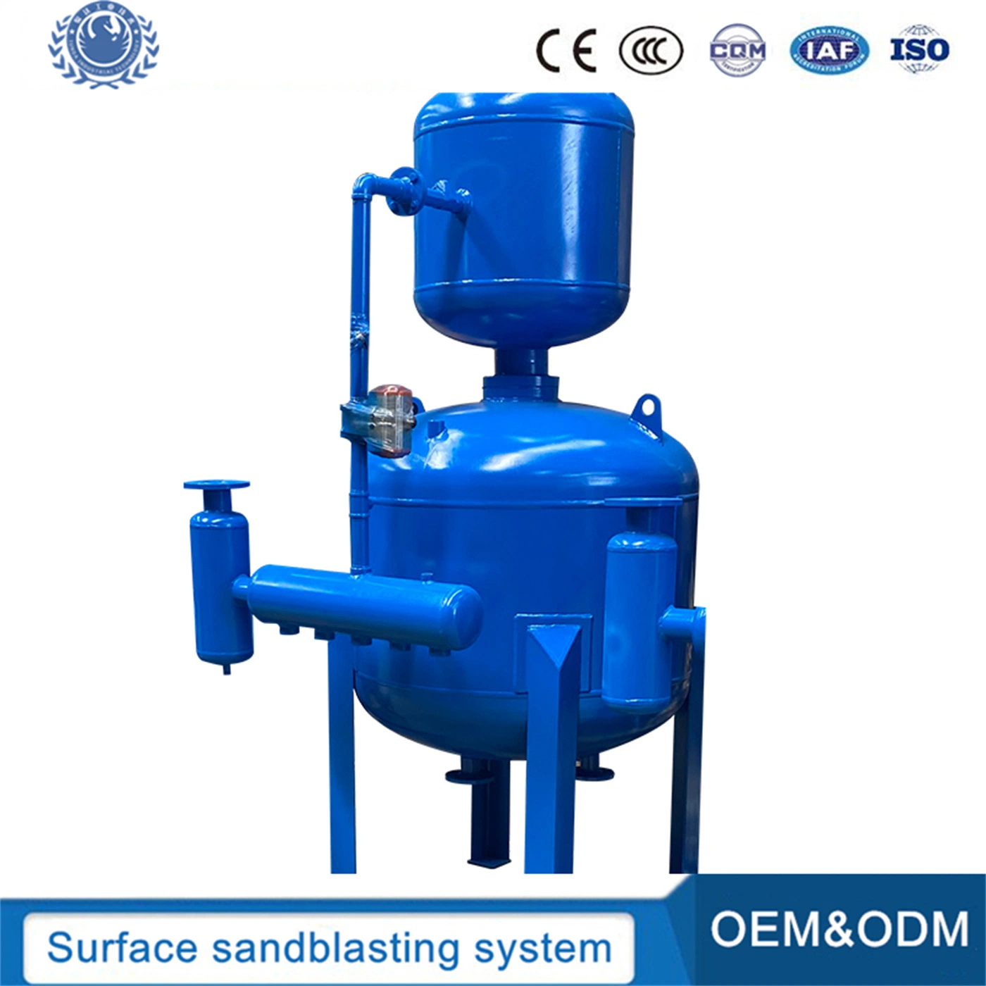 CE Certificate Vertical Wet and Dry Dust Portable Automatic Sandblasting Machine for Rust Removal Burnishing