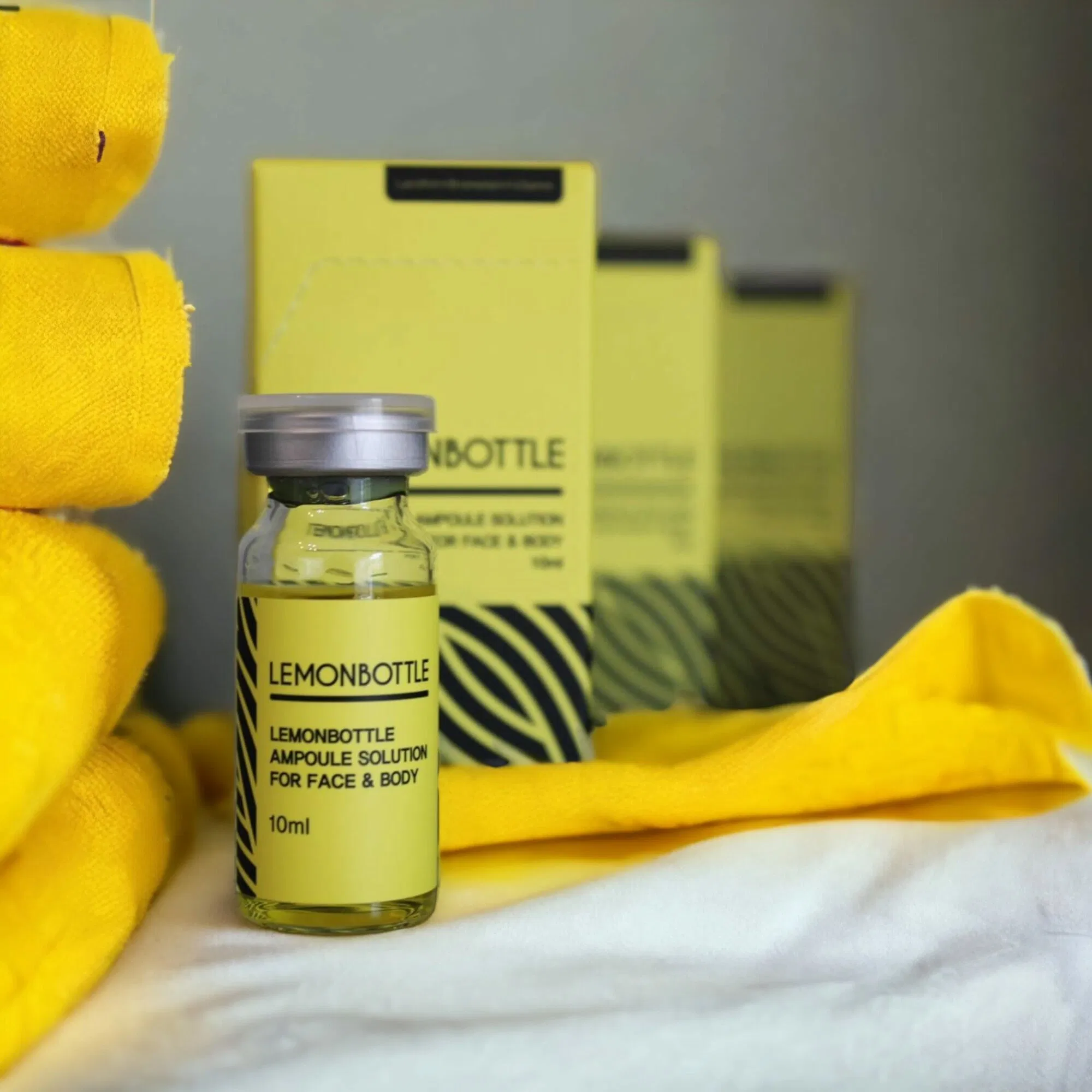 2023 Korea Warehouse Lemon Bottle Lipolyses for Fat Loss Raw Powder Kit Tirzepatide Semaglutide