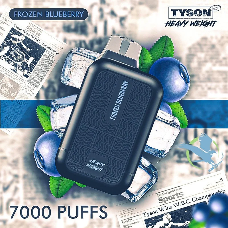 Bon goût Tyson 2.0 poids lourd 7000 Puff Bar Wholesale/Supplier Vape jetable