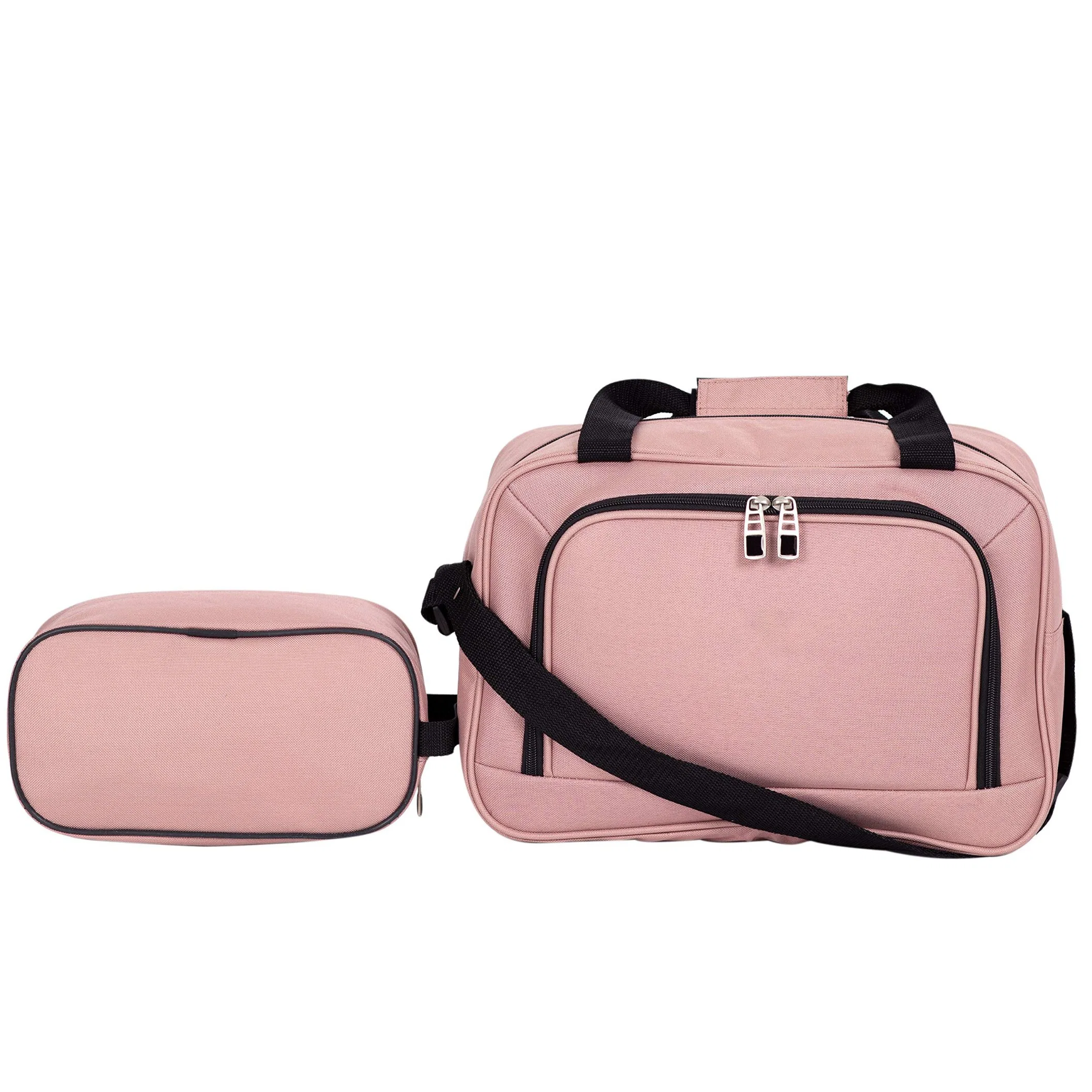 with Wheeled Rolling Suitcase Set Rose Gold Suitcase and Other Colors