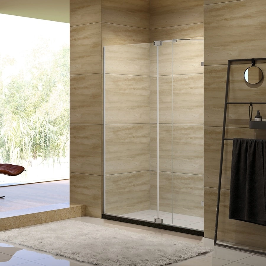 High quality/High cost performance  Polished Customized Shower Room Cubicle Glass Show Folding Bathroom Door