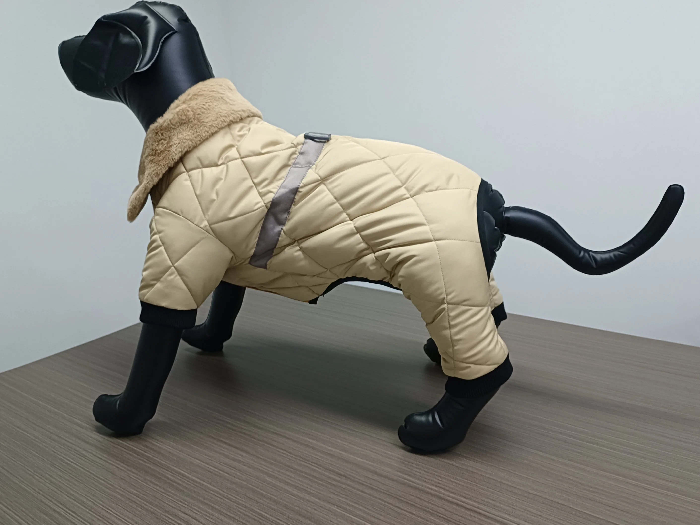 Invierno perro mascota ropa abrigo ropa cálida artificial Fur Accesorio