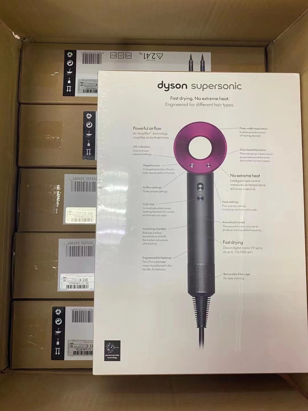 أصلي لDyson supersonic HD03 مجفف الشعر ومستحضرات التجميل الصفحة الرئيسية العناية بالشعر