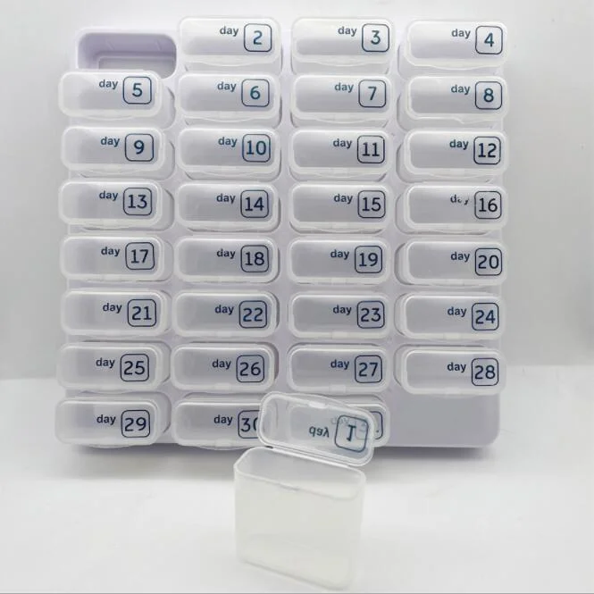 Monthly 31PCS Small Pill Case for Travel