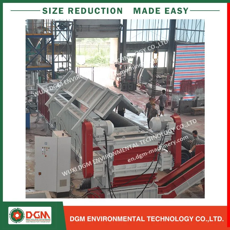 PP/PE/HDPE/LDPE Plastic Pipe Recycling Line for 900mm Tube Shredding