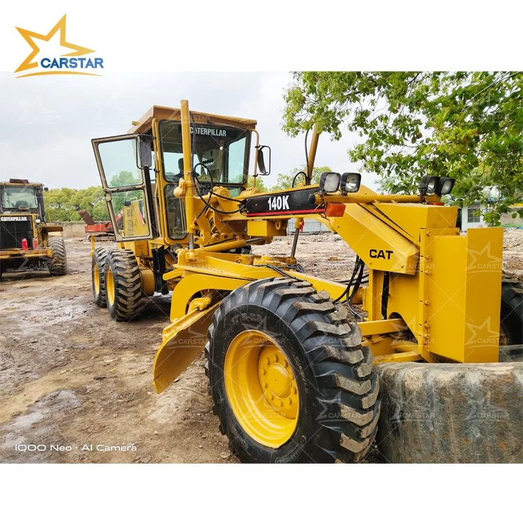 Secondhand Motor Grader 140h Used Grader with Cat 3306 Engine Caterpillar Motor Grader 140h