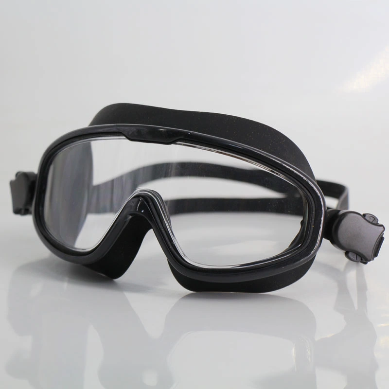 Gafas de natación, sin fugas ajuste ajustable Anti-niebla Protección UV impermeable Vista amplia gafas de baño