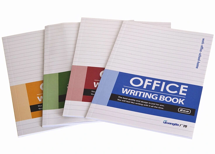 Custom Colorful Printed Softcover Office Writing Books