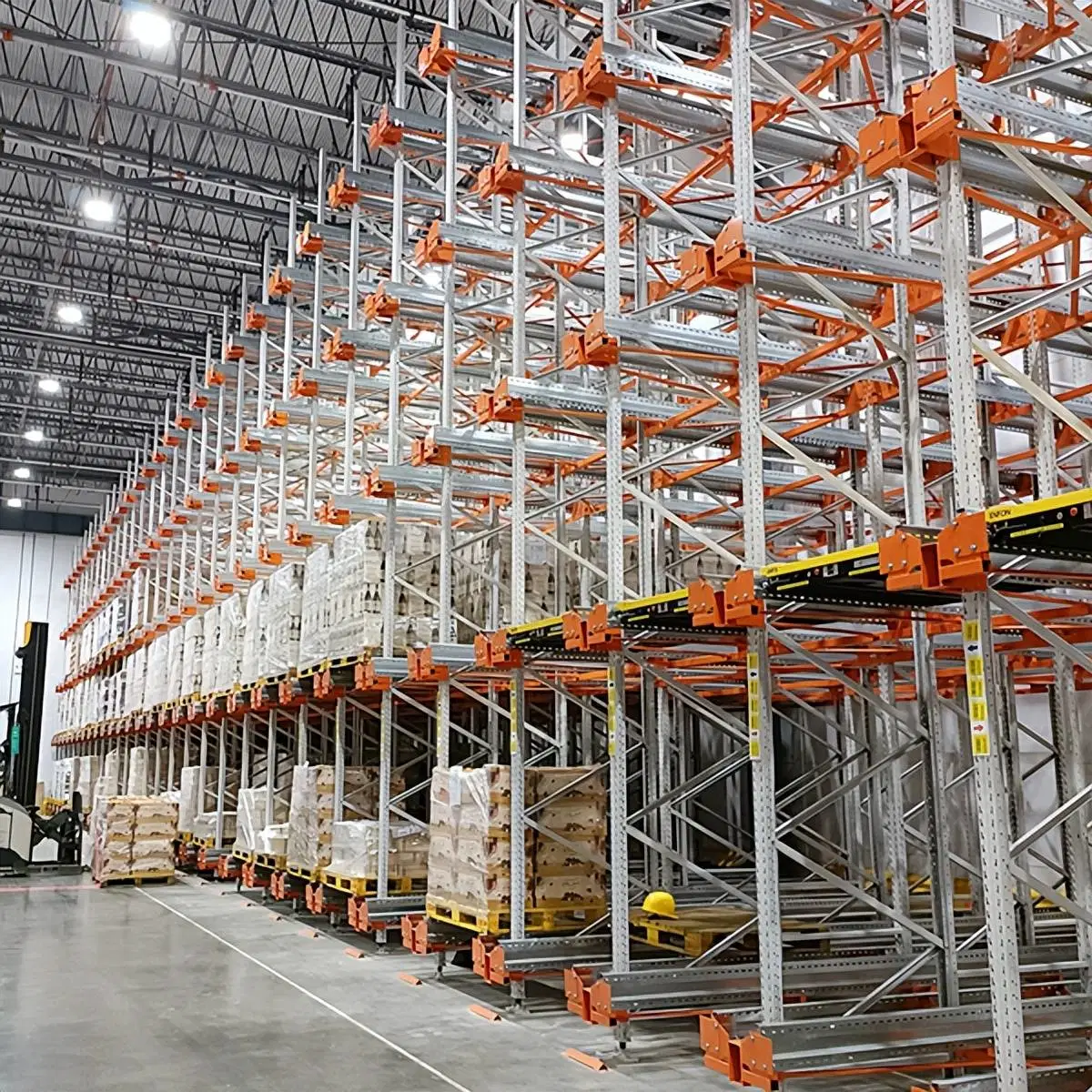 Warehouse Storage Iron Shelving Radio Shuttle Pallet Racking System