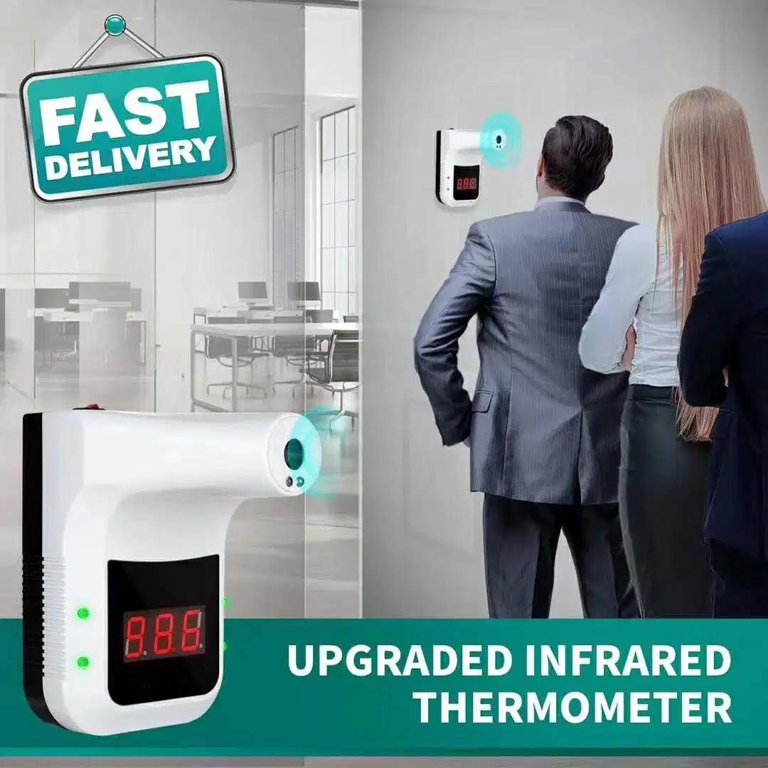 Industrial Thermometers Digital, Wall Mounted Non Contact Body Thermometers, Wall Mount Infrared Thermal Scanner