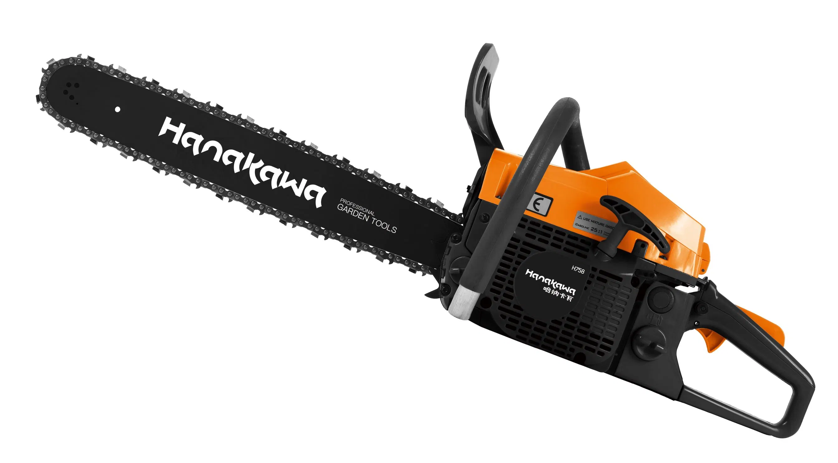 Hanakawa H758 (5800) 55cc Handheld Cordless Chainsaw Portable Garden Fruit Tree Pruning Saws Home Wood Cutting Machine