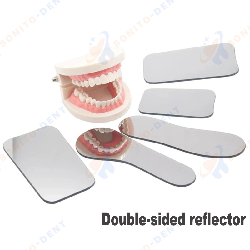 Reflector intraoral de vidro espelhado Fotográfico ortodôntico clínico dentário reflector de dupla face