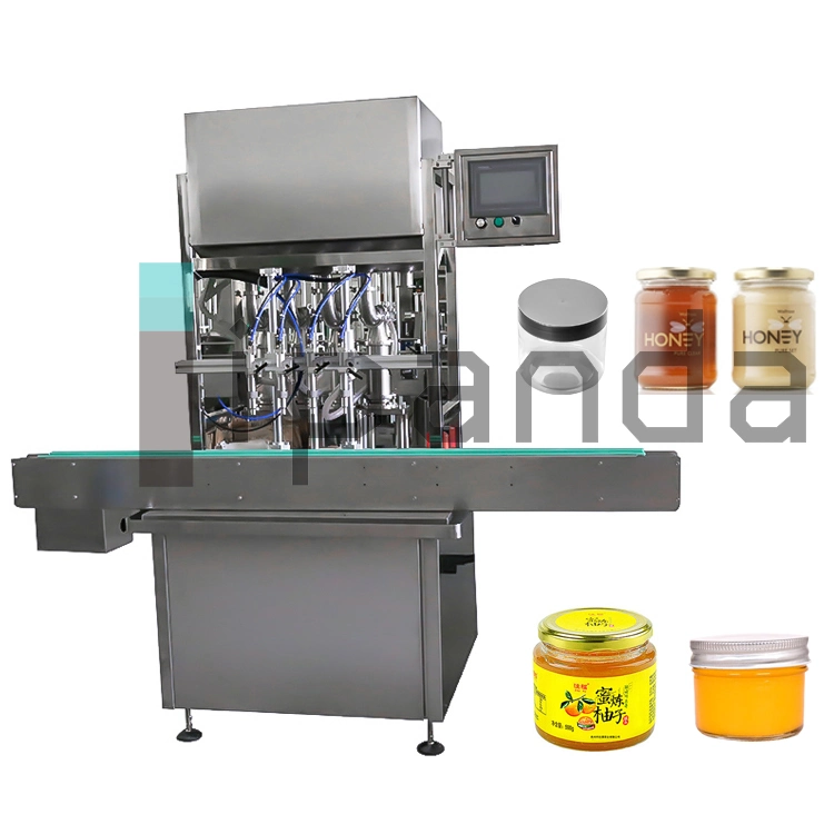 Automatic Glass Bottle Honey Bottle Washing Drying Filling Capping Labeling Machine Line