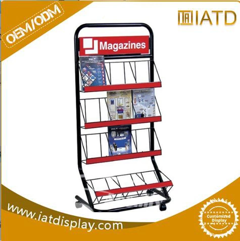 Pop up POS Metal Store Wire Advertising Gondola Exhibition Floor Supermarket Storage Display Stand Shelf Rack Manufacture